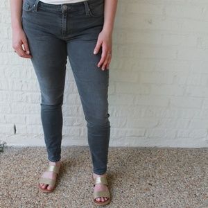 HUDSON GREY SKINNY JEANS